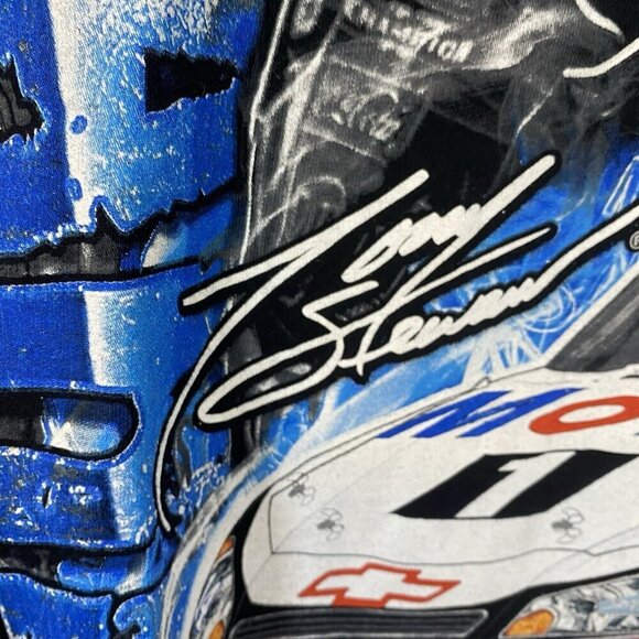 Nascar Tony Stewart #14 Chase Authentics All Over Print Tee Size Medium Racing - Picture 6 of 6